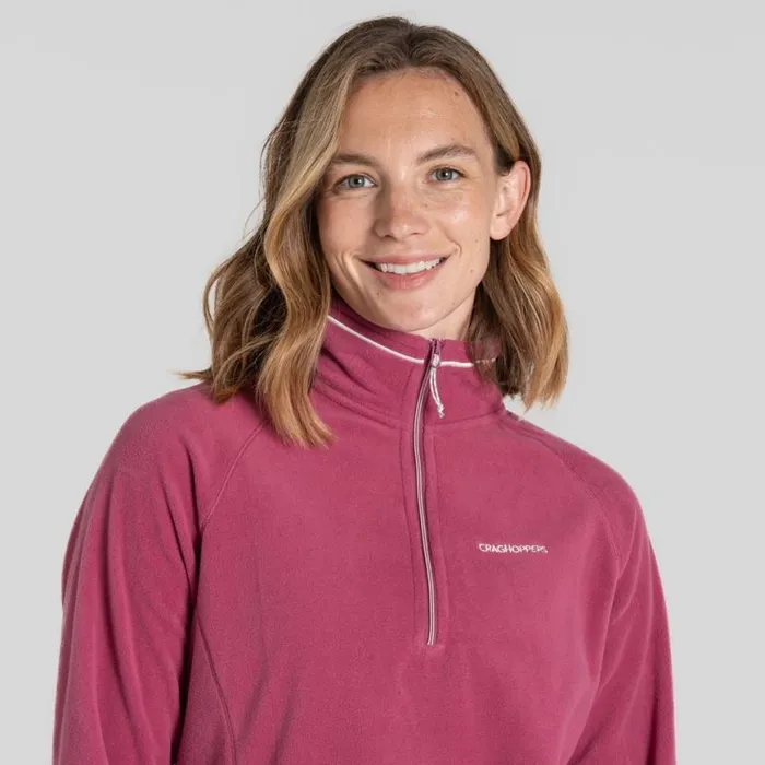 Womens Half Zip Fleece Craghoppers Miska VI Half Zip Fleece Dusky Hibiscus Womens Half Zip Fleece Craghoppers Miska VI Half Zip Fleece Dusky Hibiscus