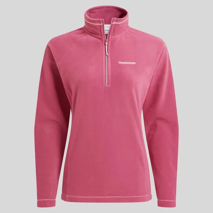 Womens Half Zip Fleece Craghoppers Miska VI Half Zip Fleece Dusky Hibiscus Womens Half Zip Fleece Craghoppers Miska VI Half Zip Fleece Dusky Hibiscus