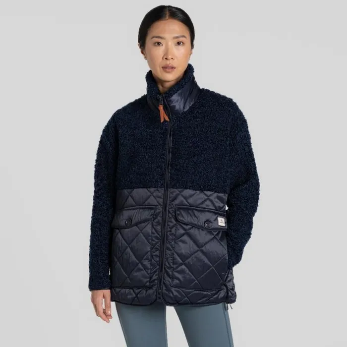 Womens Insulated Jackets Craghoppers Zapta Insulating Hybrid Jacket Blue Navy Womens Insulated Jackets Craghoppers Zapta Insulating Hybrid Jacket Blue Navy