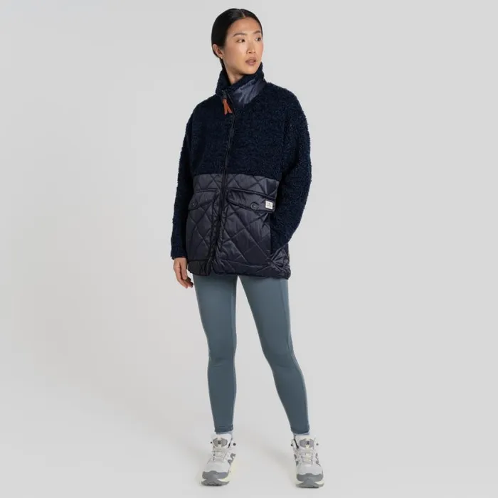Womens Insulated Jackets Craghoppers Zapta Insulating Hybrid Jacket Blue Navy Womens Insulated Jackets Craghoppers Zapta Insulating Hybrid Jacket Blue Navy