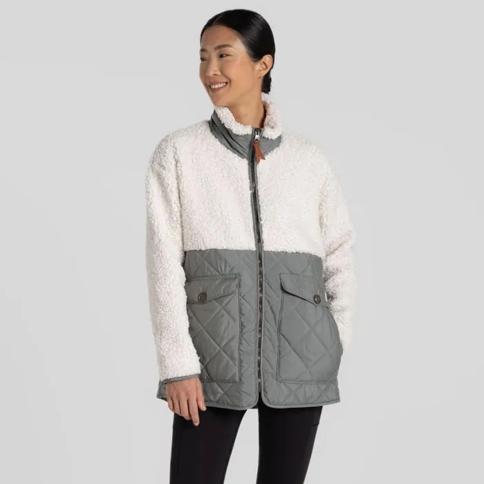 Womens Insulated Jackets Craghoppers Zapta Insulating Hybrid Jacket Calico Vert Womens Insulated Jackets Craghoppers Zapta Insulating Hybrid Jacket Calico Vert