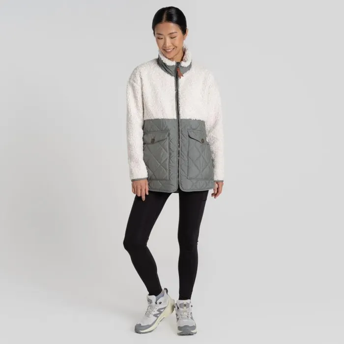 Womens Insulated Jackets Craghoppers Zapta Insulating Hybrid Jacket Calico Vert Womens Insulated Jackets Craghoppers Zapta Insulating Hybrid Jacket Calico Vert