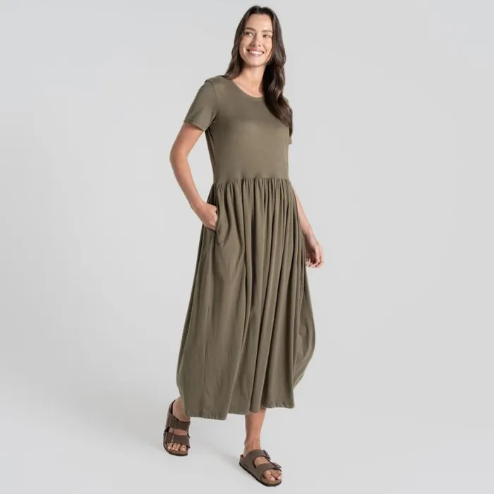 Womens Skirts and Dresses Craghoppers Nosibotanical Ember Longline Dress Wild Olive Womens Skirts and Dresses Craghoppers Nosibotanical Ember Longline Dress Wild Olive