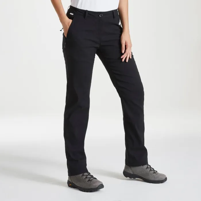 Womens Walking Trousers Craghoppers Kiwi Pro II Winter Lined Trousers Black