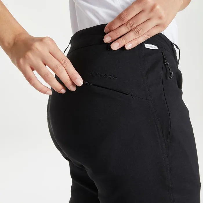 Womens Walking Trousers Craghoppers Kiwi Pro II Winter Lined Trousers Black Womens Walking Trousers Craghoppers Kiwi Pro II Winter Lined Trousers Black