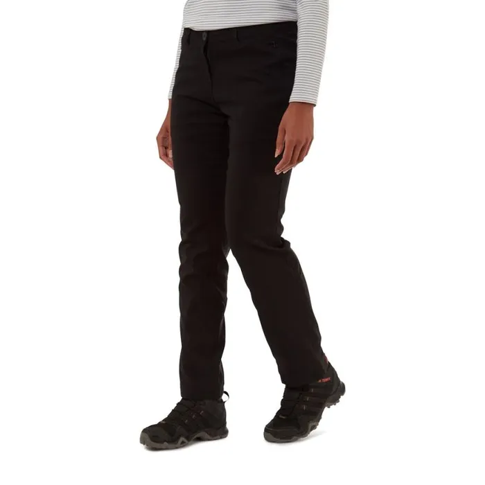 Womens Walking Trousers Craghoppers Kiwi Pro II Winter Lined Trousers Black Womens Walking Trousers Craghoppers Kiwi Pro II Winter Lined Trousers Black