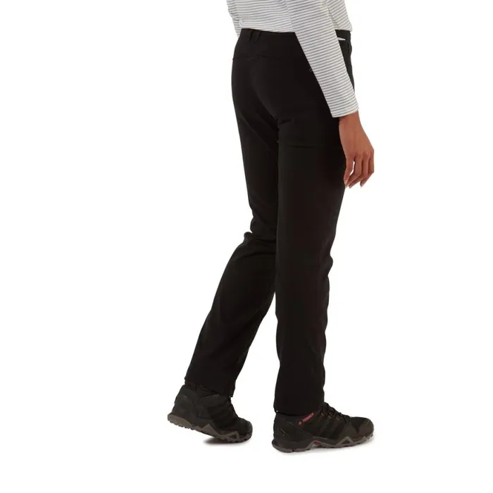 Womens Walking Trousers Craghoppers Kiwi Pro II Winter Lined Trousers Black Womens Walking Trousers Craghoppers Kiwi Pro II Winter Lined Trousers Black