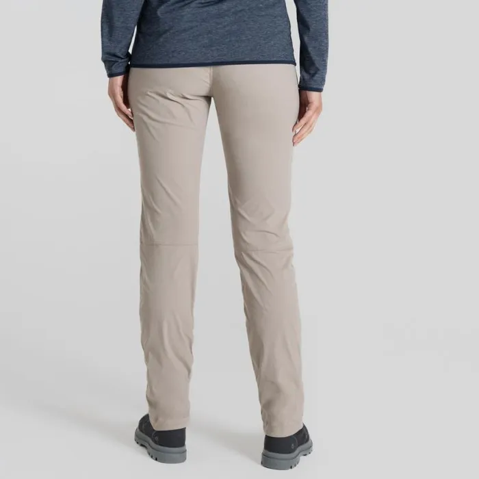 Womens Walking Trousers Craghoppers NosiLife Pro Trouser III Soft Mushroom Womens Walking Trousers Craghoppers NosiLife Pro Trouser III Soft Mushroom