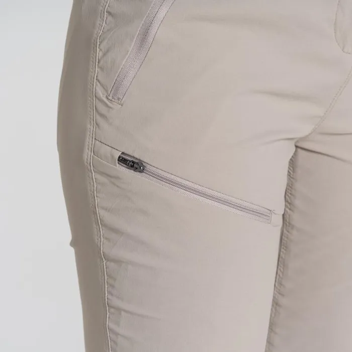 Womens Walking Trousers Craghoppers NosiLife Pro Trouser III Soft Mushroom Womens Walking Trousers Craghoppers NosiLife Pro Trouser III Soft Mushroom