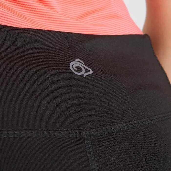 Womens Walking Trousers Craghoppers Velocity Leggings Black Womens Walking Trousers Craghoppers Velocity Leggings Black