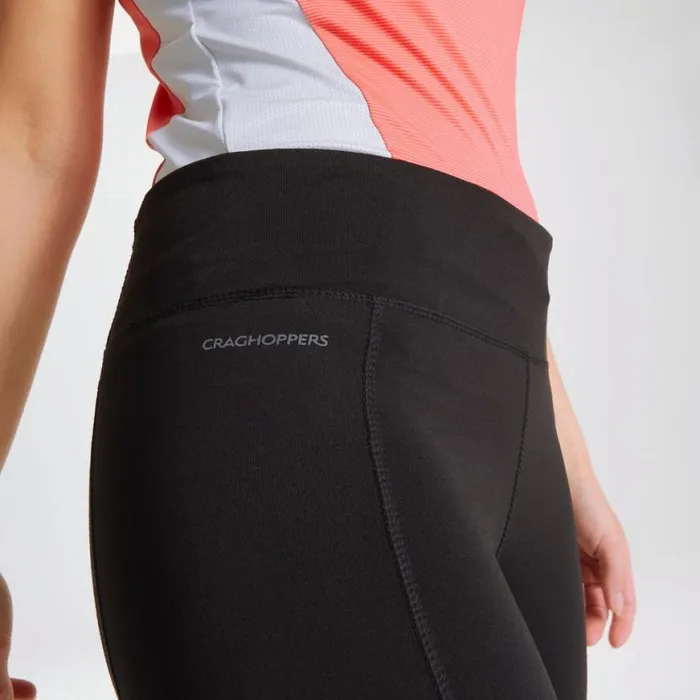 Womens Walking Trousers Craghoppers Velocity Leggings Black Womens Walking Trousers Craghoppers Velocity Leggings Black