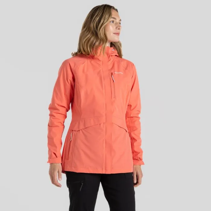 Womens Waterproof Jackets Craghoppers Caldbeck Waterproof Jacket Deep Coral