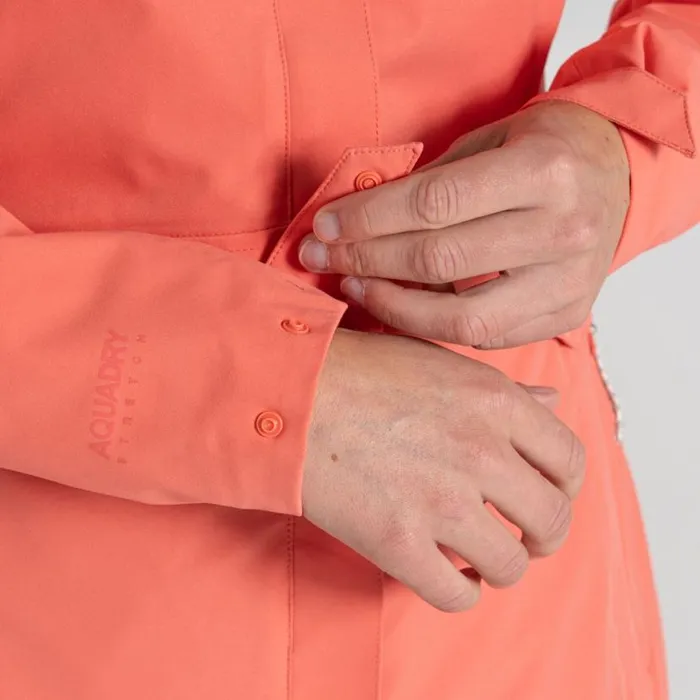 Womens Waterproof Jackets Craghoppers Caldbeck Waterproof Jacket Deep Coral Womens Waterproof Jackets Craghoppers Caldbeck Waterproof Jacket Deep Coral