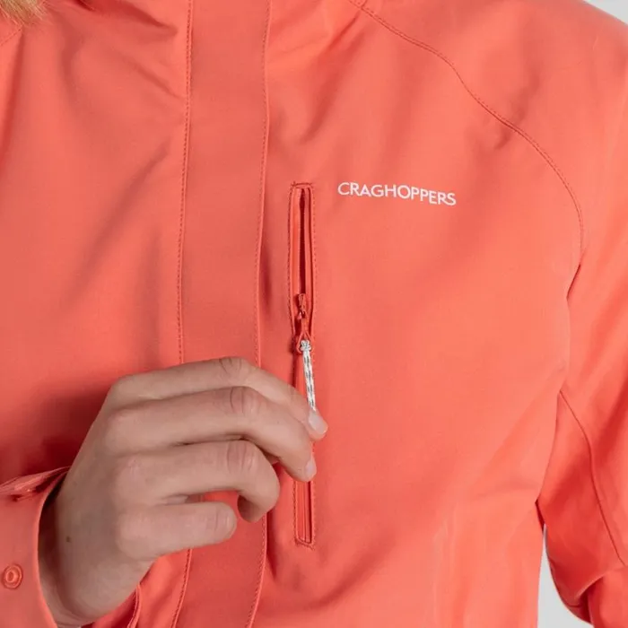 Womens Waterproof Jackets Craghoppers Caldbeck Waterproof Jacket Deep Coral Womens Waterproof Jackets Craghoppers Caldbeck Waterproof Jacket Deep Coral