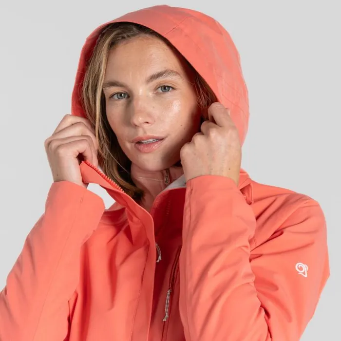 Womens Waterproof Jackets Craghoppers Caldbeck Waterproof Jacket Deep Coral Womens Waterproof Jackets Craghoppers Caldbeck Waterproof Jacket Deep Coral