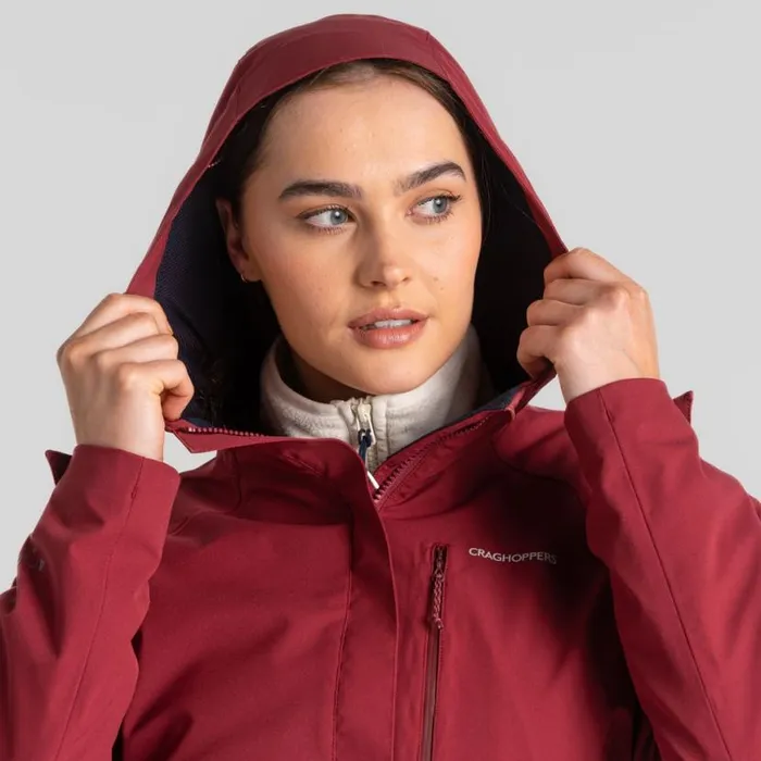 Womens Waterproof Jackets Craghoppers Caldbeck Waterproof Jacket Mulberry Jam Womens Waterproof Jackets Craghoppers Caldbeck Waterproof Jacket Mulberry Jam