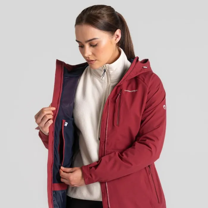 Womens Waterproof Jackets Craghoppers Caldbeck Waterproof Jacket Mulberry Jam Womens Waterproof Jackets Craghoppers Caldbeck Waterproof Jacket Mulberry Jam