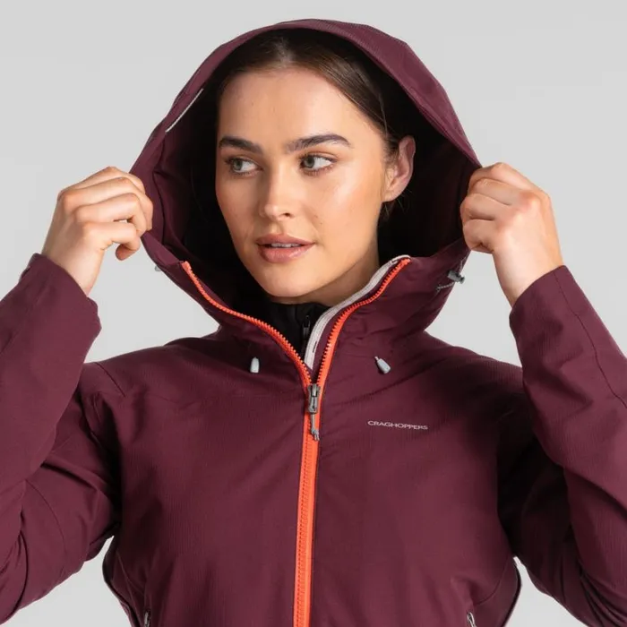 Womens Waterproof Jackets Craghoppers Dynamic Pro II Waterproof Jacket Deep Violet Womens Waterproof Jackets Craghoppers Dynamic Pro II Waterproof Jacket Deep Violet