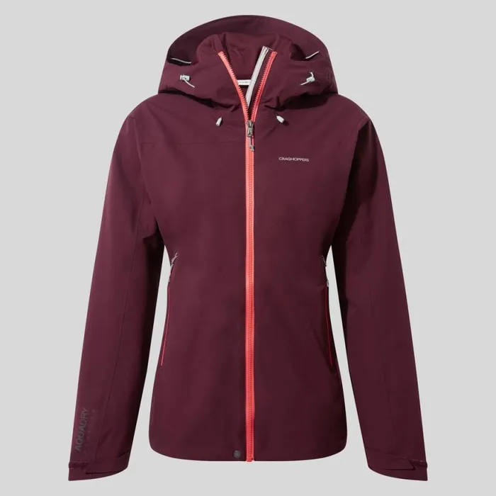 Womens Waterproof Jackets Craghoppers Dynamic Pro II Waterproof Jacket Deep Violet Womens Waterproof Jackets Craghoppers Dynamic Pro II Waterproof Jacket Deep Violet