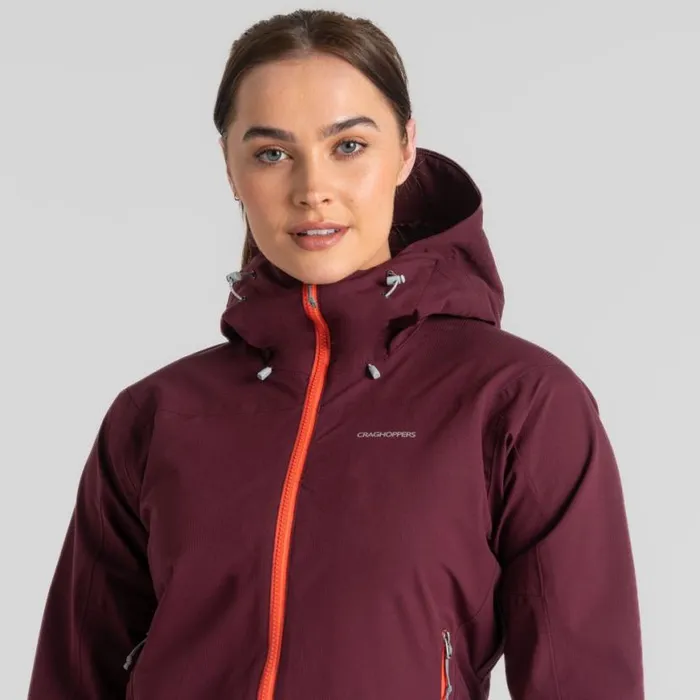 Womens Waterproof Jackets Craghoppers Dynamic Pro II Waterproof Jacket Deep Violet Womens Waterproof Jackets Craghoppers Dynamic Pro II Waterproof Jacket Deep Violet