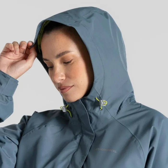 Womens Waterproof Jackets Craghoppers Ossus Waterproof Jacket Storm Grey Womens Waterproof Jackets Craghoppers Ossus Waterproof Jacket Storm Grey