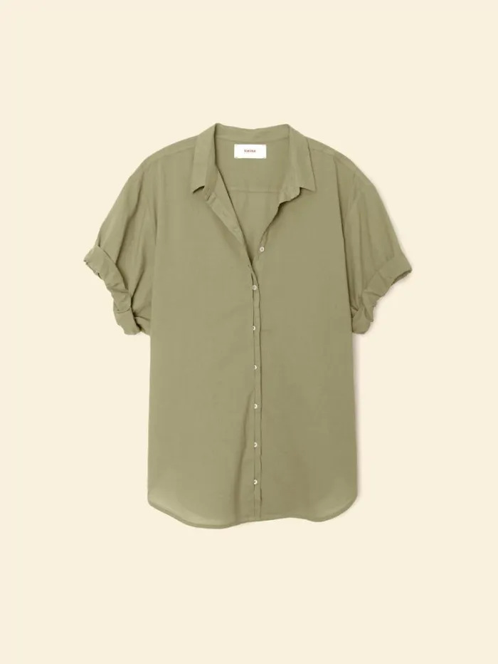 Xirena Dark Seagrass Channing Shirt Women Shirts