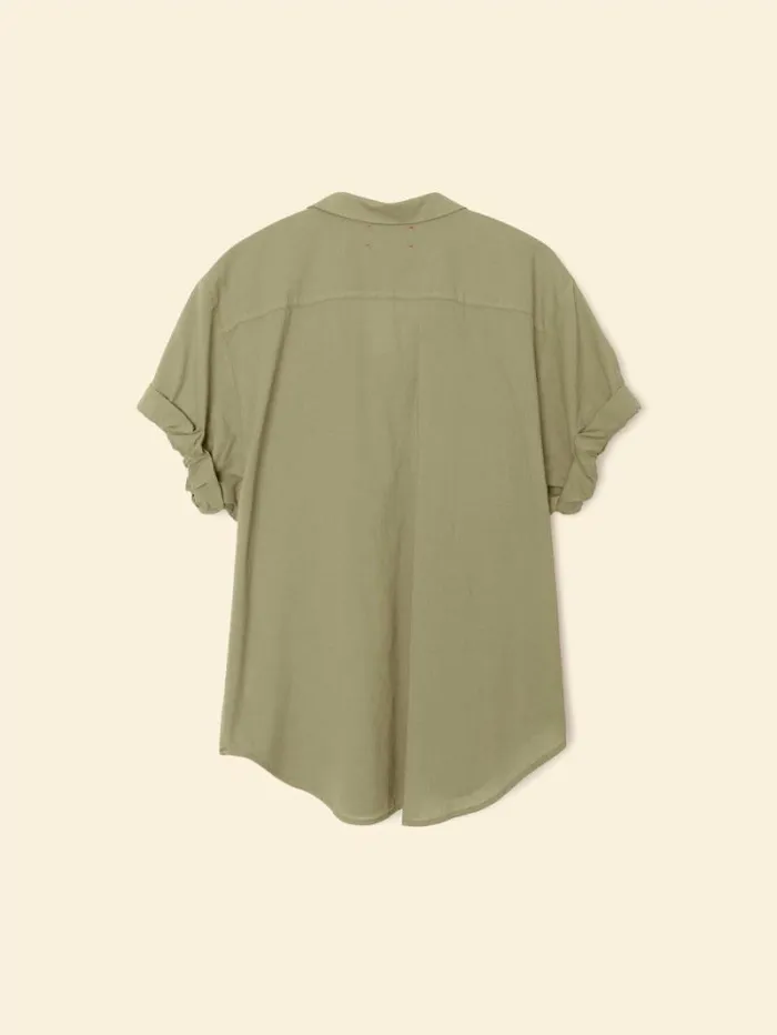 Xirena Dark Seagrass Channing Shirt Women Shirts