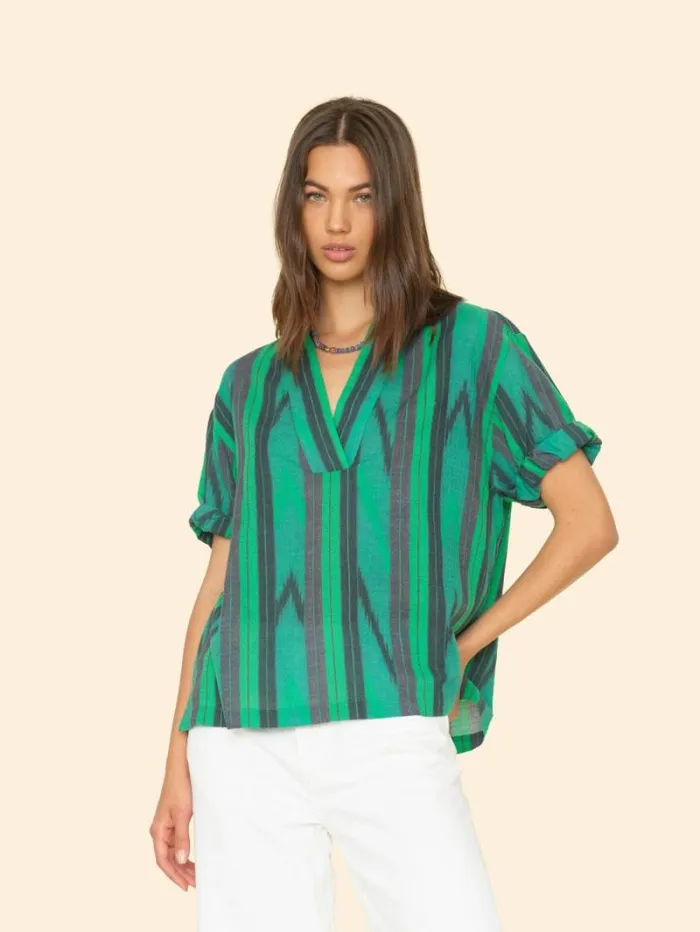 Xirena Green Woods Avery Top Women Tops