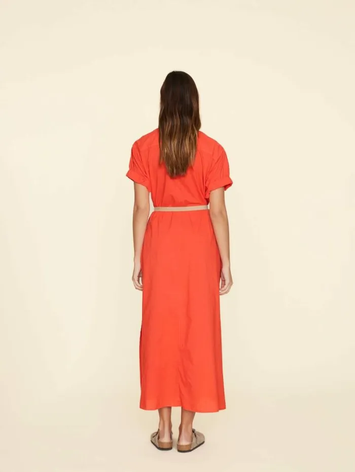 Xirena Orange Sunset Linnet Dress Women Dresses