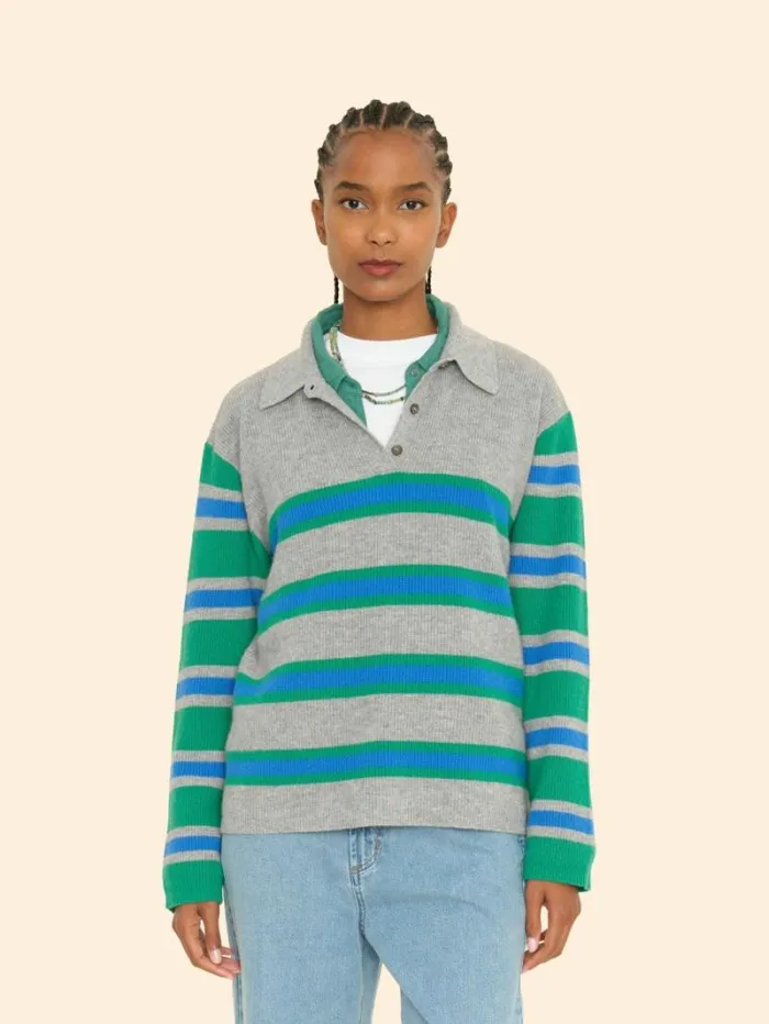 Xirena Oyster Green Maude Sweater Women Sweaters and Jackets