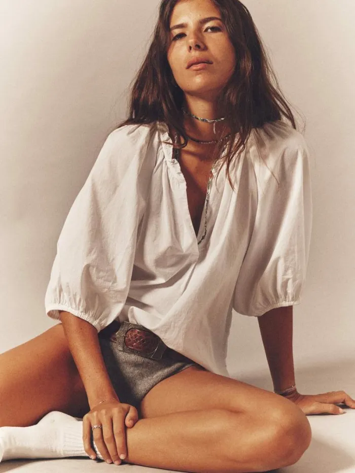 Xirena White Jules Top Women Tops