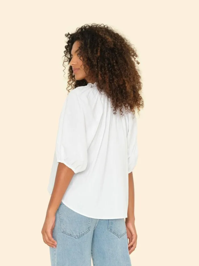 Xirena White Jules Top Women Tops
