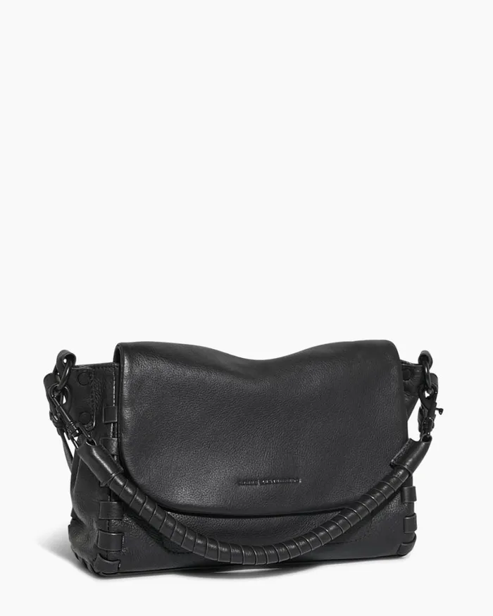 Zen Convertible Crossbody Black With Shiny Black Women Aimee Kestenberg Crossbody Bags