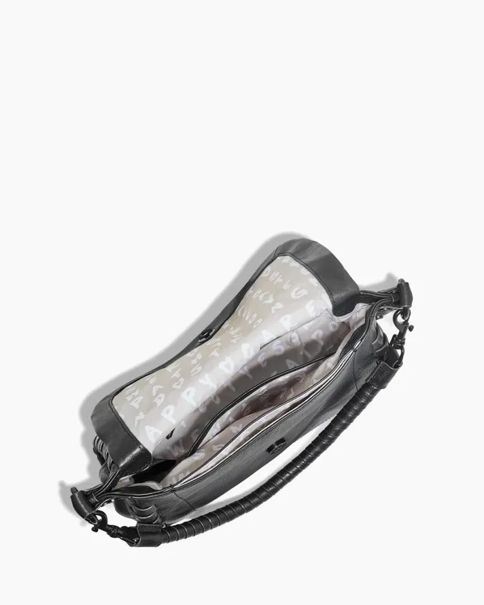 Zen Convertible Crossbody Black With Shiny Black Women Aimee Kestenberg Crossbody Bags