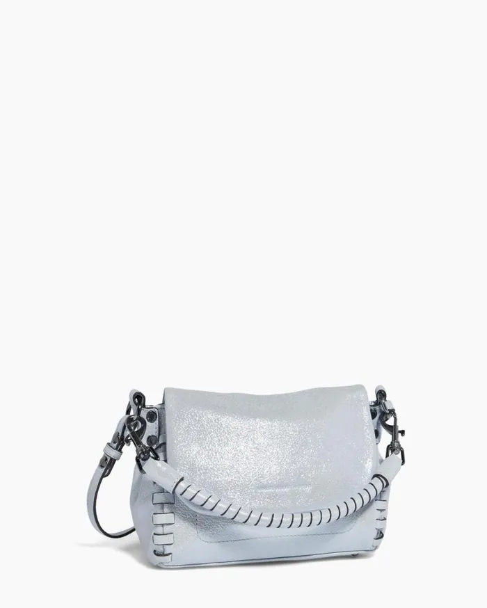 Zen Novelty Mini Crossbody Mystic Metallic Blue Women Aimee Kestenberg Crossbody Bags
