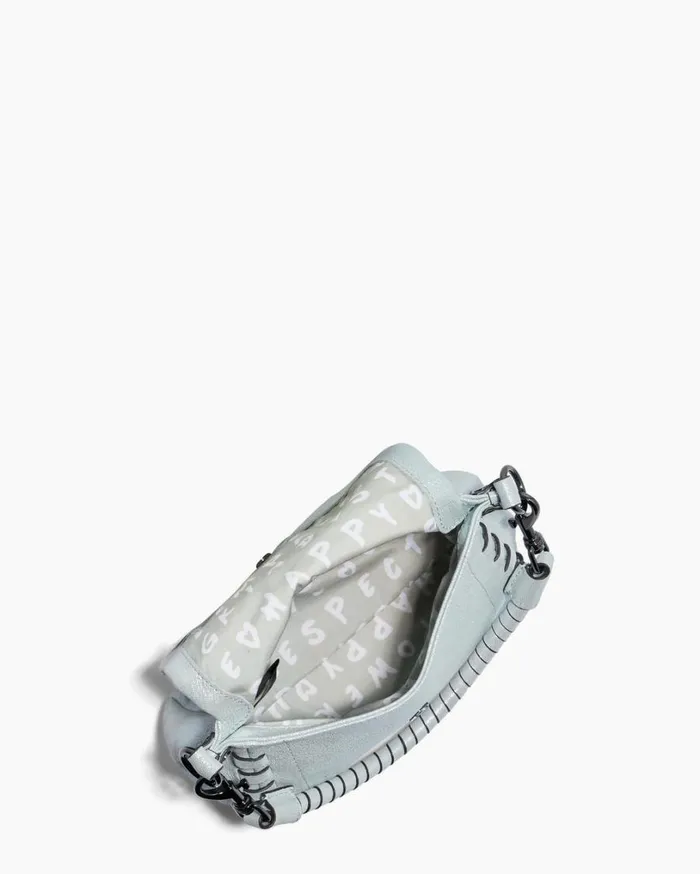 Zen Novelty Mini Crossbody Mystic Metallic Blue Women Aimee Kestenberg Crossbody Bags