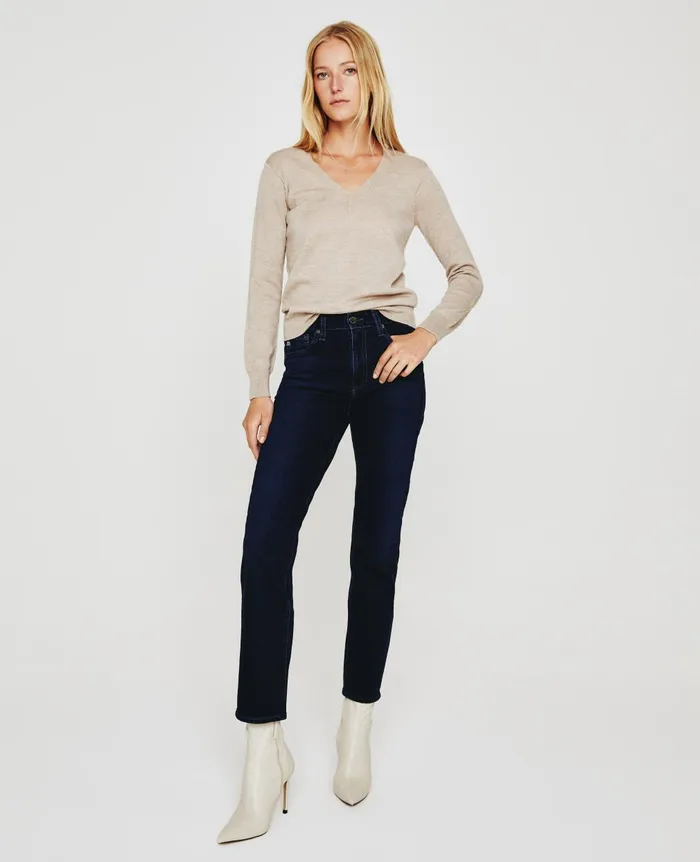 Zuri Vee Oatmilk Women AG Jeans Tops and Shirts Zuri Vee Oatmilk Women AG Jeans Tops and Shirts