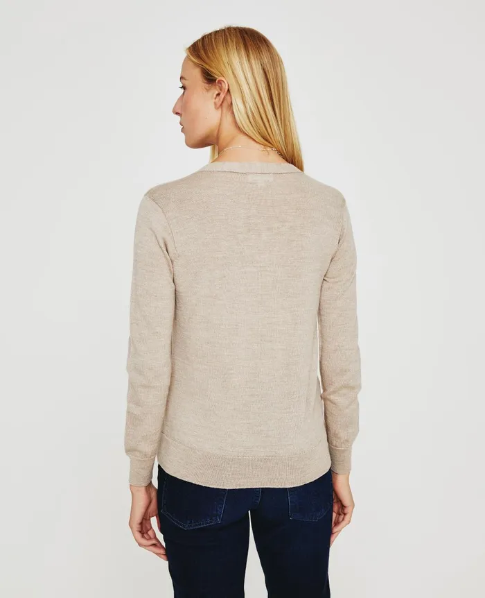 Zuri Vee Oatmilk Women AG Jeans Tops and Shirts Zuri Vee Oatmilk Women AG Jeans Tops and Shirts